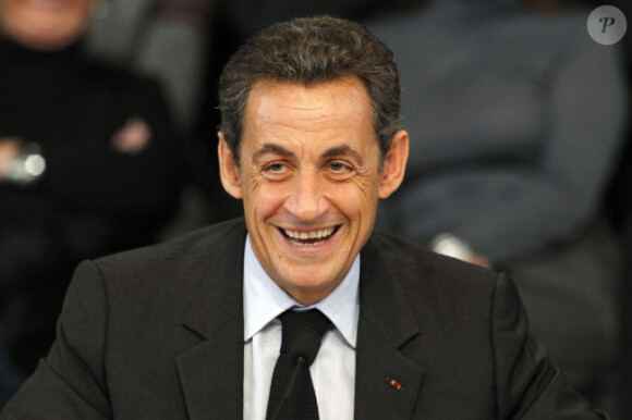 Nicolas Sarkozy, en décembre 2011 à Sallanches.
