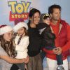 David Charvet en famille, avec sa femme Brooke Burke et leurs enfants lors de l'avant-première de Disney on Ice : Toy Story 3, à Los Angles le 14 décembre 2011
