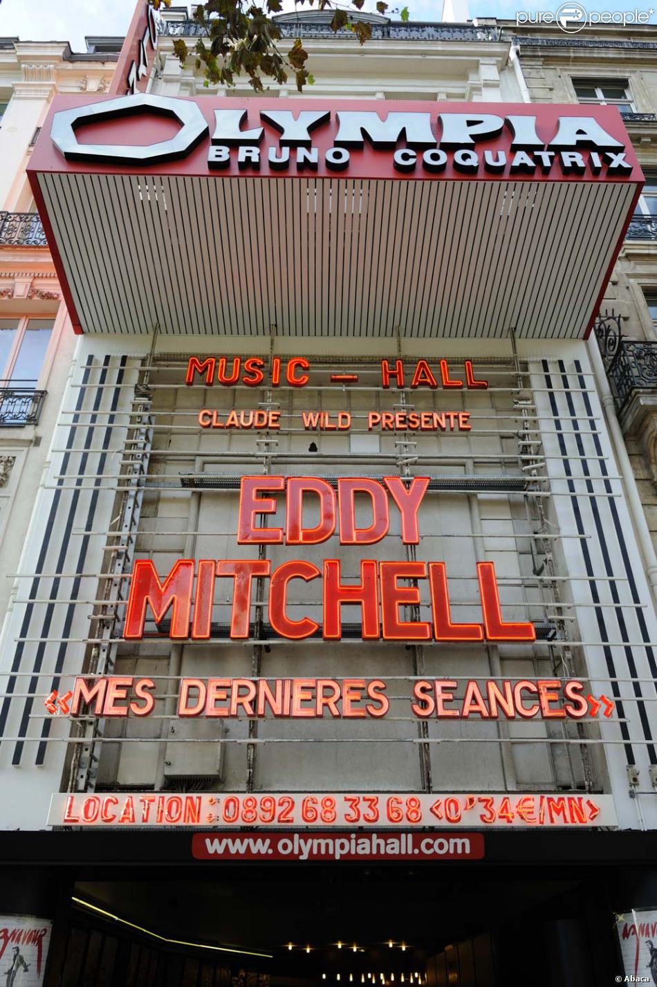 Eddy Mitchell A L Olympia Pour Ses Adieux Le 5 Septembre 2011 Purepeople