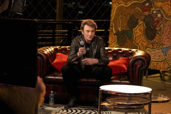 Photos exclusives : Johnny en interview pour Live@home le 3 décembre 2011.