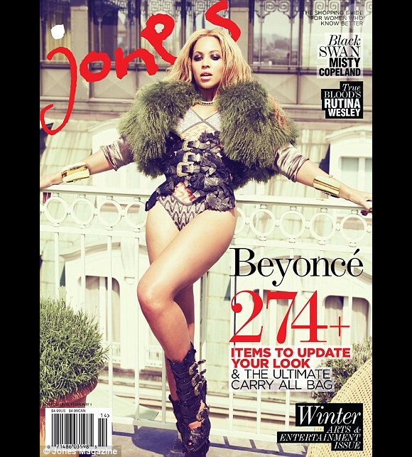 Beyoncé en couverture de Jones magazine