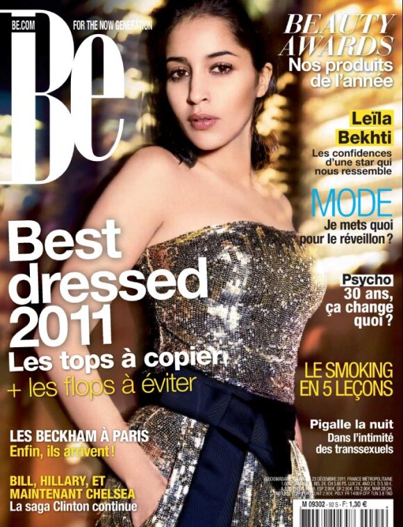 Leïla Bekhti en couverture du magazine Be