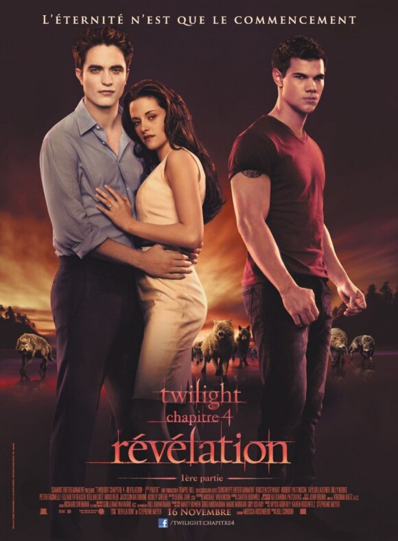 L'affiche de Twilight Chapitre 4 : Révélation 1ère partie.