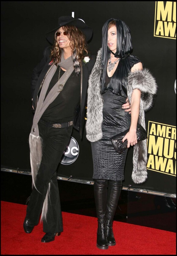 Steven Tyler et Erin Brady à Los Angeles, le 23 novembre 2008.