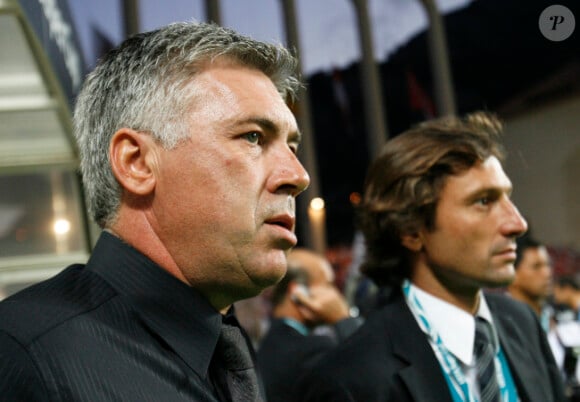 Carlo Ancelotti et Leonardo le 31 août 2007 à Monaco