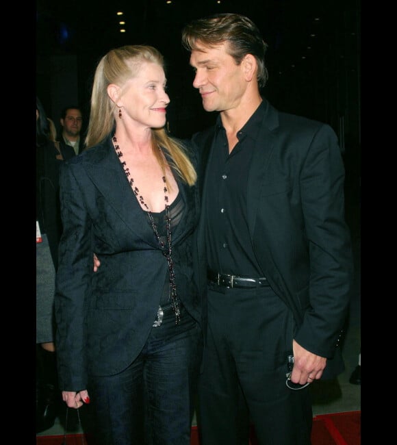 Patrick Swayze et Lisa Niemi à Los Angeles en 2004