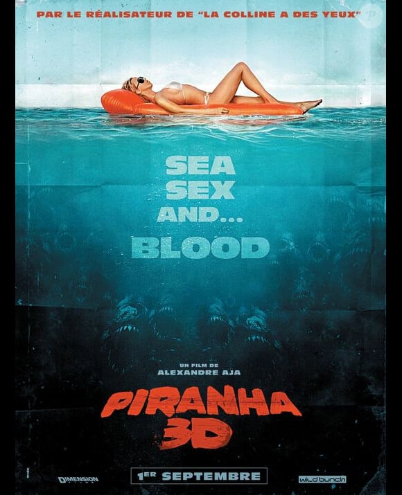 L'affiche de Piranha 3D d'Alexandre Aja.