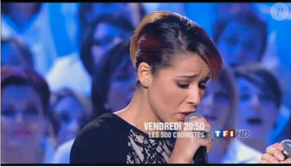 Chimène Badi dans les 500 choristes, vendredi 6 janvier sur TF1