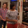 Michelle Obama dans un épisode de iCarly, diffusé sur Nicklodeon le 16 janvier 2012