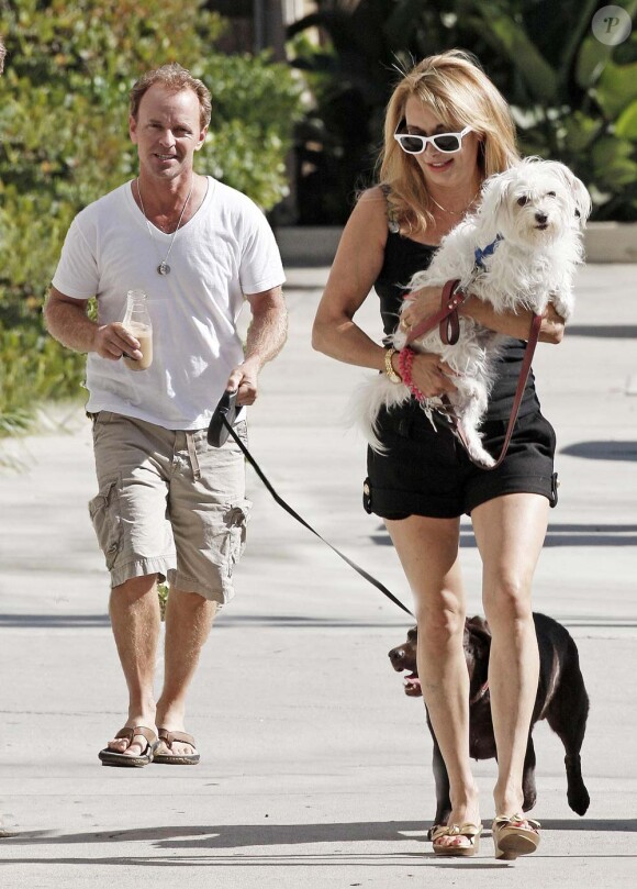 Alan et Lesley, les parents d'Hayden Panettiere, à Los Angeles, le 11 août 2008.