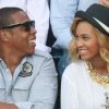 Beyonce Knowles et Jay-Z à New York le 12 septembre 2011