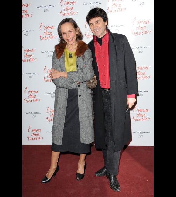 Christine Boisson lors de l'avant-première de L'amour dure trois ans à Paris le 7 janvier 2012