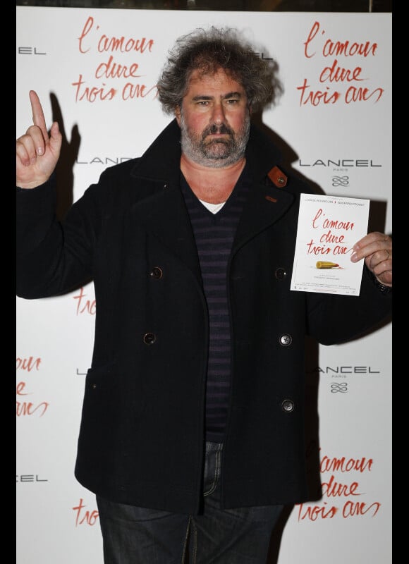 Gustave Kervern lors de l'avant-première du film L'amour dure trois ans le 7 janvier 2012