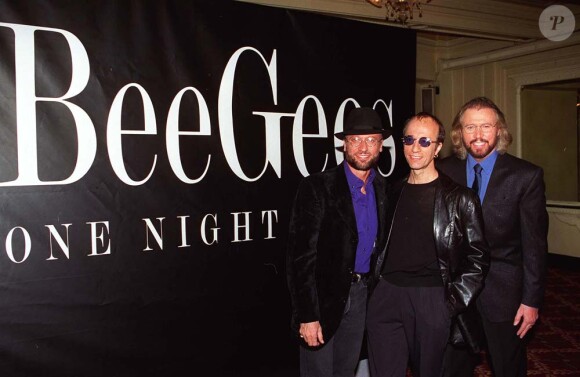 Les Bee Gees à Londres, le 2 juin 1998.
