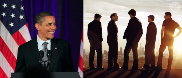 Barack Obama, mars 2012 à Washington / Les héros de la série Entourage.