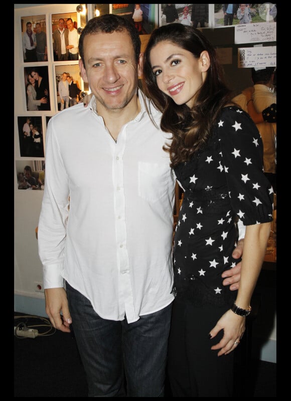 Dany Boon et sa femme Yael, le 1er janvier 2012 à Paris.