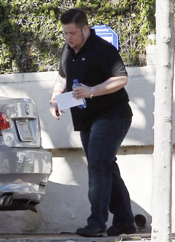Chaz Bono, dans les rues de Los Angeles le 9 janvier 2012