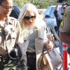 Visiblement concentrée, Lindsay Lohan arrive au tribunal à Los Angeles le 17 janvier 2012