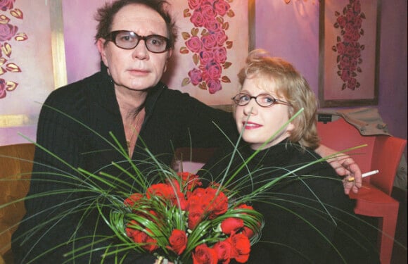 Eric Charden et son épouse Gabrielle en mars 2002 à Paris