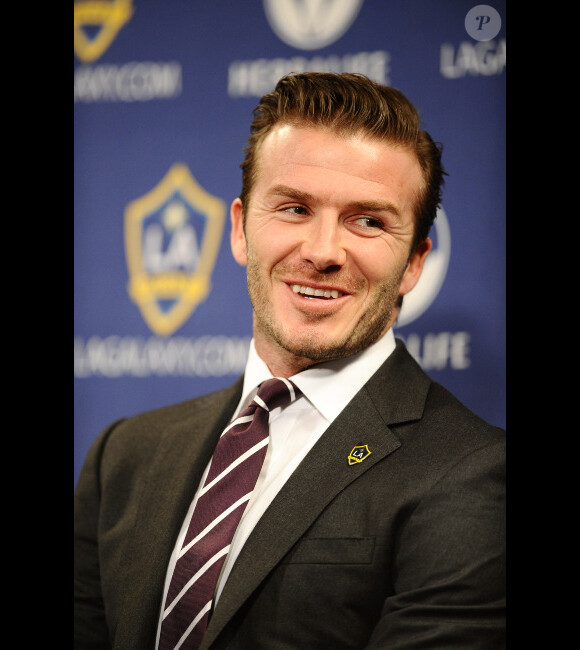 David Beckham le 19 janvier 2012 à Los Angeles