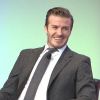 David Beckham donne une conférence de presse sur son retour en MLS chez Google à Mountain View le 19 janvier 2012