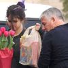 Selena Gomez s'est acheté quelques tulipes dans un supermarché de Los Angeles, le 14 janvier 2012.