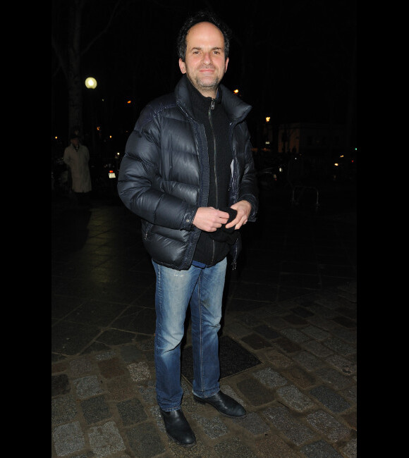 Lionel Abelanski lors de la première de Lucide au théâtre Marigny le 25 janvier 2012 à Paris