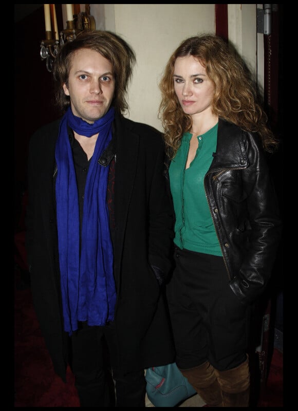 Florian Zeller et Marine Delterme lors de la première de la pièce de Théâtre Lucide au Théâtre Marigny le 25 janvier 2012 à Paris