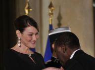 Carla Bruni : La jeune maman redevient première dame élégante et délicate