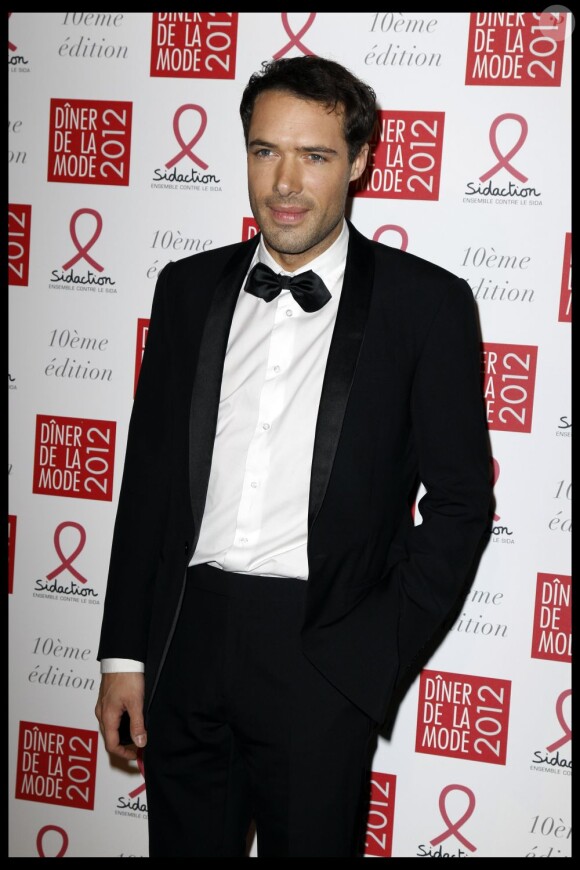 Nicolas Bedos lors du Dîner de la mode pour le Sidaction, le 26 janvier 2012