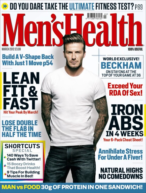 Men's Health UK avec David Beckham à retrouver en mars