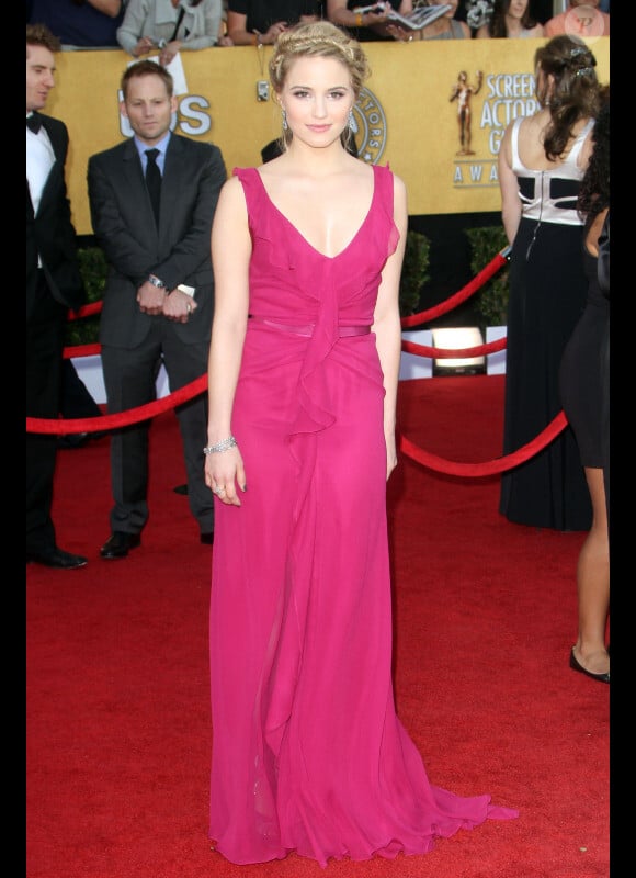 Dianna Agron aux Screen Actors Guild à Los Angeles, le 29 janvier 2012.