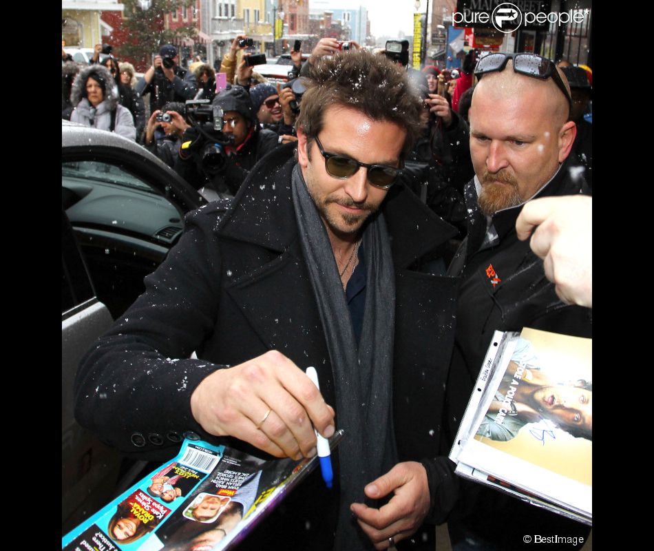 Bradley Cooper au festival de Sundance dans l&#039;Utah, le 26 janvier 2012.