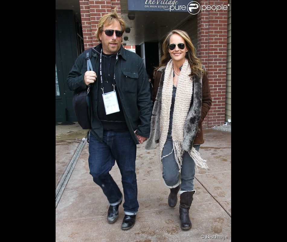 Helen Hunt et Mathew Carnahan au festival de Sundance dans l&#039;Utah, le 23 janvier 2012.