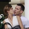 Photos exclusives : Elisabetta Canalis et Steve-O, très in love, le 30 janvier 2012 dans les rues de Los Angeles