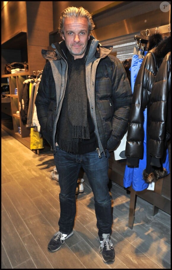 David Brécourt, dans la boutique LOOK à Paris le 1er février 2012
