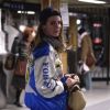 Lana Del Rey, une fille comme les autres prend le métro à New York le 3 février 2012. 