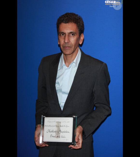 Rachid Bouchareb, nommé pour la meilleure adaptation (Omar m'a tuer) lors du déjeuner des nommés aux César au Fouquet's à Paris le 4 février 2012