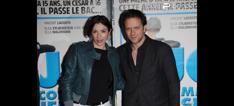 Aure Atika et Jonathan Zaccaï à l&#039;avant-première de  JC comme Jésus Christ , à Paris le 6 février 2012.