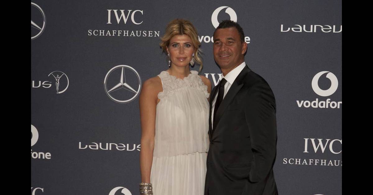 Ruud Gullit et sa femme Estelle