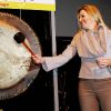 Un bon coup de gong et c'est parti : la princesse Maxima des Pays-Bas inaugurait le 7 février 2012 le salon Westland on Stage, dédié à l'orientation et à la formation professionnelle, à Poeldijk, dans la région de La Haye.