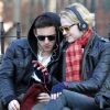 Evan Rachel Wood et Jamie Bell, aperçus lors d'une balade romantique et en musique à New York, le 7 février 2012.