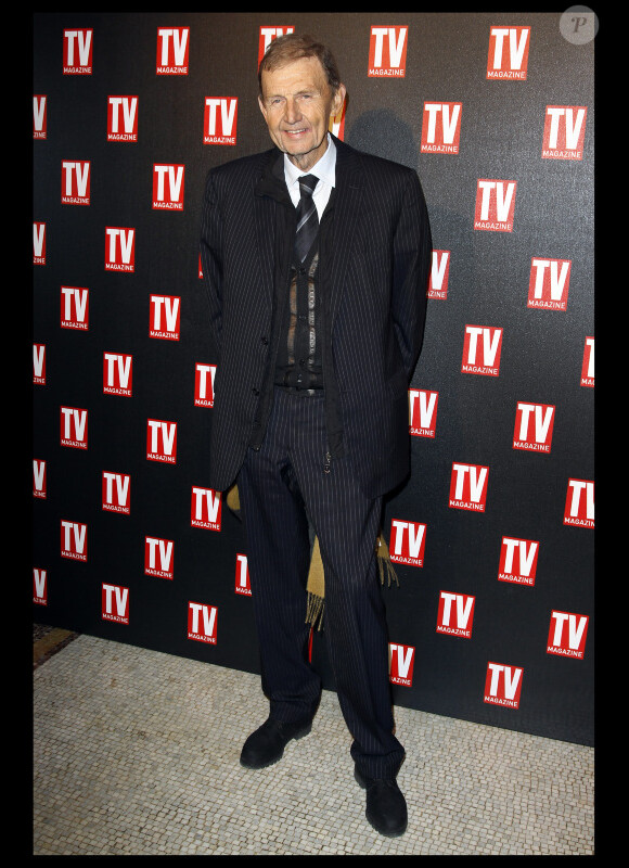 Etienne Mougeotte lors des 25 ans de TV Magazine au Plaza Athenée le 8 février 2012 à Paris