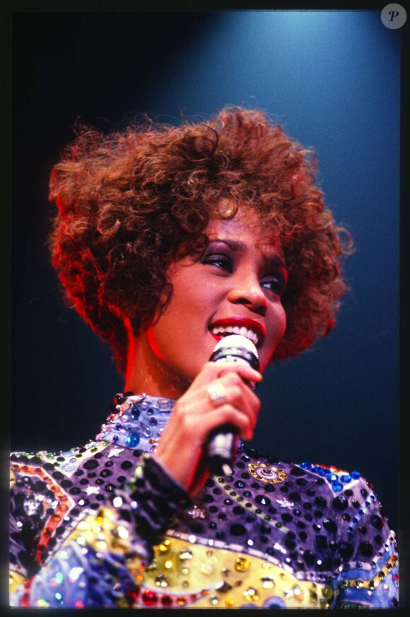 Whitney Houston à Rotterdam, le 27 septembre 1991.