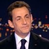 Nicolas Sarkozy annonce sa candidature sur le plateau du 20 heures de TF1, le 15 février 2012..