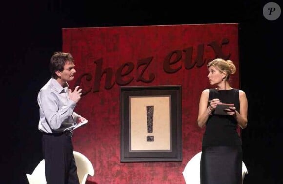 Michèle Laroque et Pierre Palmade le 14 juin 2002 à Paris