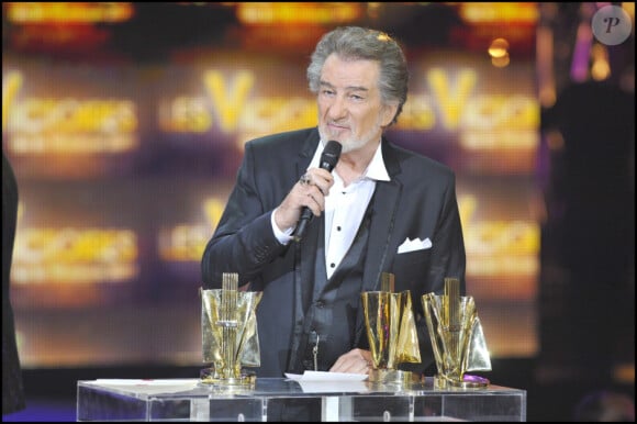 Eddy Mitchell le 1er mars 2011 aux Victoires de la Musique à Paris