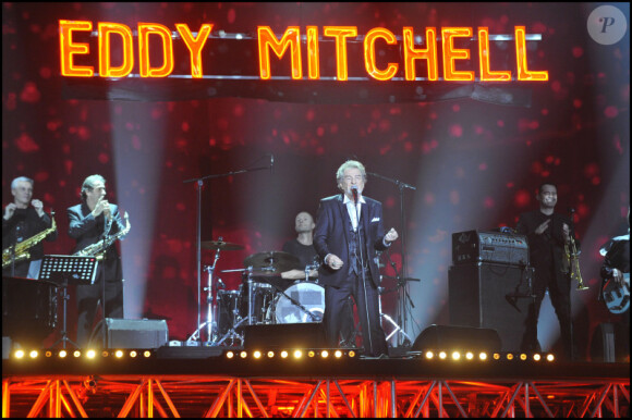 Eddy Mitchell le 1er mars 2011 aux Victoires de la Musique à Paris