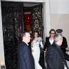 Angelina Jolie et Brad Pitt ont dîné à la Tour d'argent à Paris le 16 février 2012