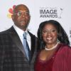 Samuel L. Jackson et son épouse à la soirée des NAACP Awards, à Los Angeles, le vendredi 17 février 2012.